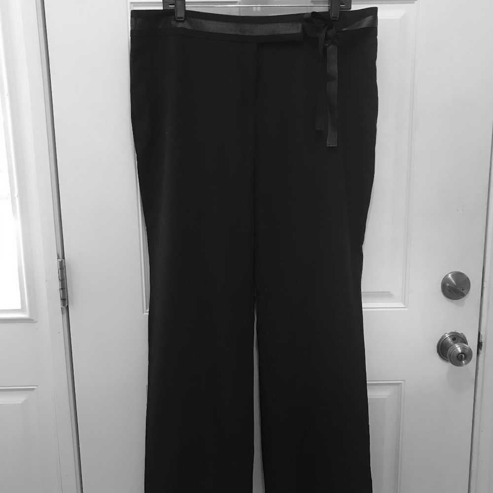 Like New sailor pant, satin ribbon belt